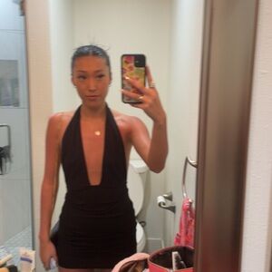 Missguided Black Mini Dress